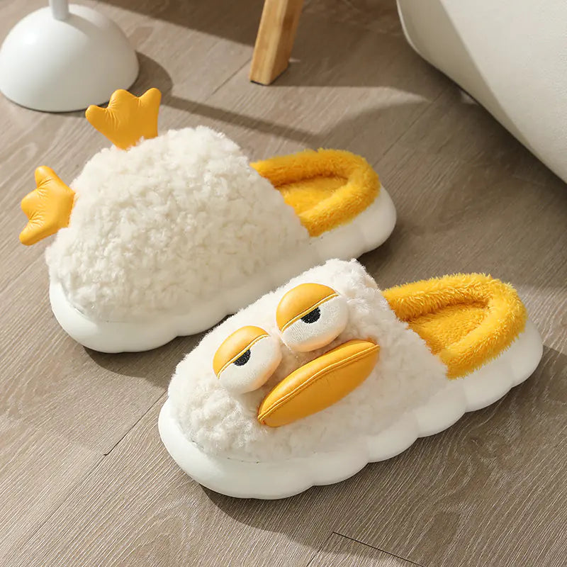 Warm Thick-Soled Indoor Slippers for Autumn & Winter